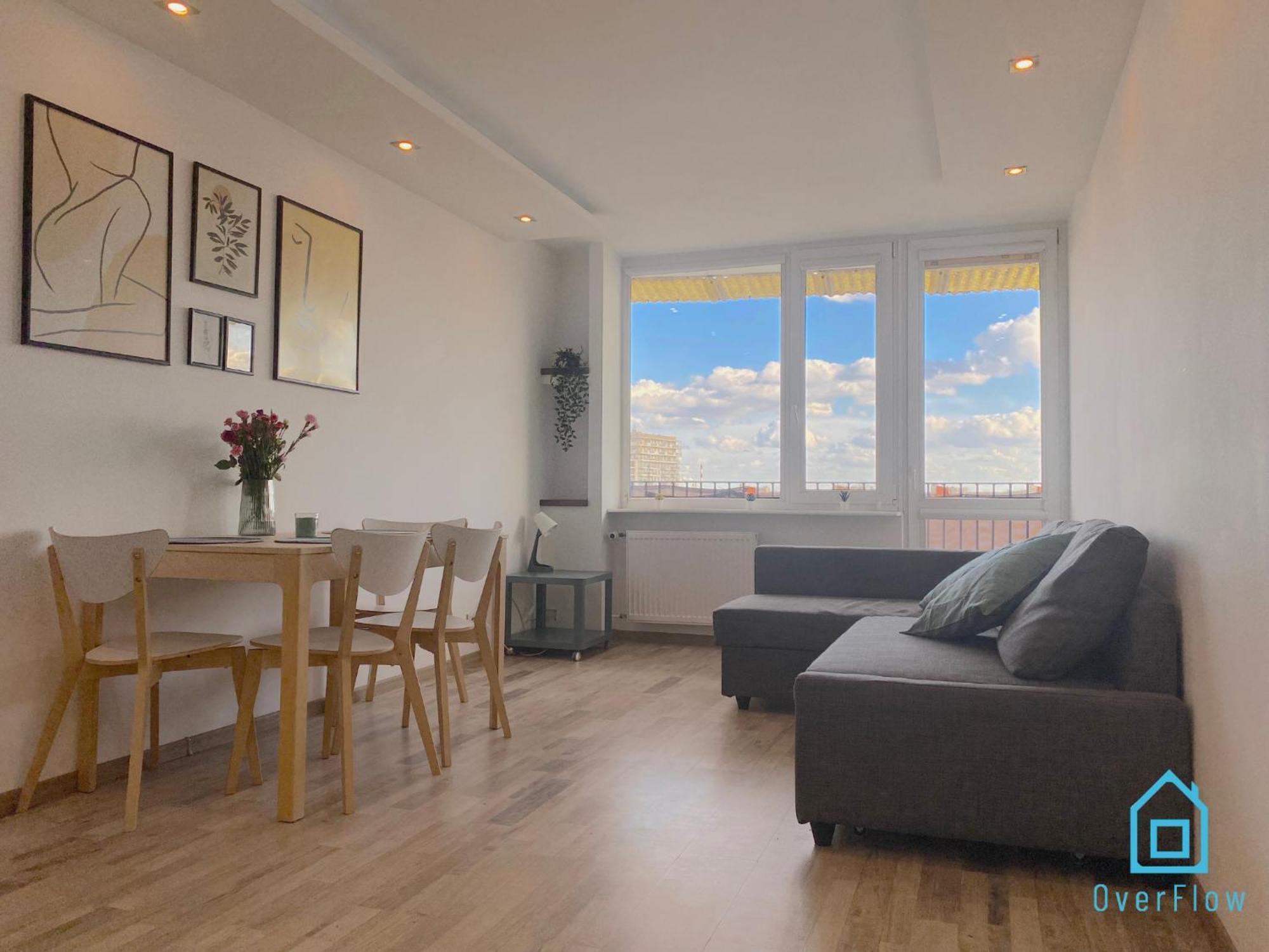 Wave Apartment With Amazing View- 2 Km To Baltic Sea Gdańsk Eksteriør billede